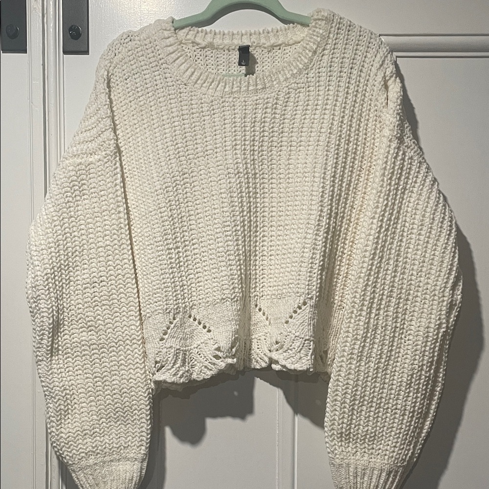 Alya Cream Knit Sweater